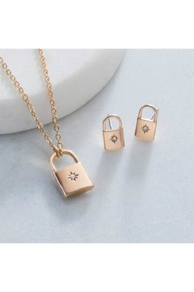 AVON Mireya jewelry set - earrings and necklace,