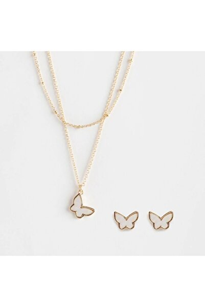 AVON Iris 2-piece jewelry set - necklace and earrings (Avon)