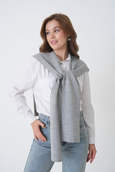 saint majesta 100% acrilic tricotaj șal de umăr pentru femei, la birou, la modă zilnică, eșarfă- SM2026