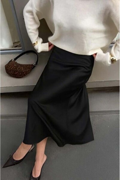 Touche Basic Saten Etek Siyah