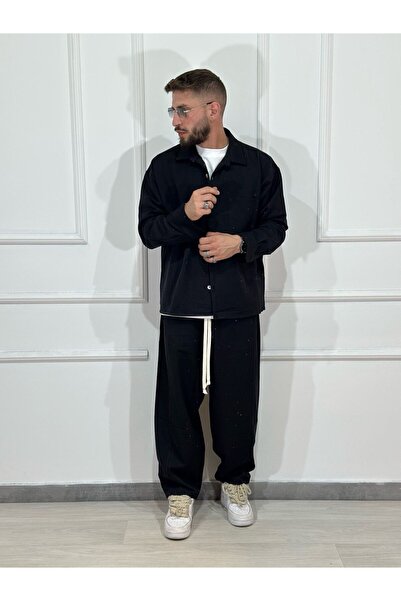 Urban Collection Men's Rhinestone Shirt and Pants Set