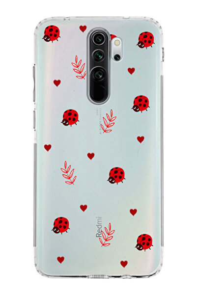 Elorakılıf Xiaomi Redmi Note 8 Pro Uyumlu Baskılı Yumuşak Silikon Şeffaf Tele...