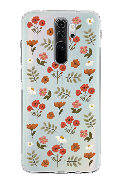 Elorakılıf Xiaomi Redmi Note 8 Pro Uyumlu Baskılı Yumuşak Silikon Şeffaf Tele...
