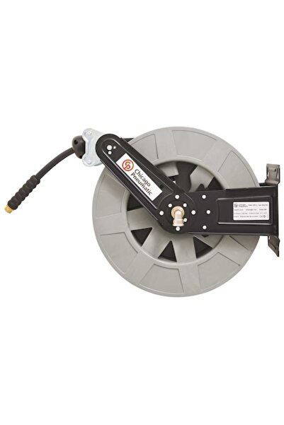 CHICAGO PNEUMATIC Hose reel for compressed air or water, length 15m, inlet/hose end thread size 1/2", maximum working