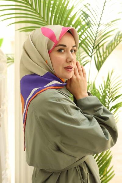 Silk Home Eșarfă din mătase Tivil cu model portocaliu IST 11400 - 20