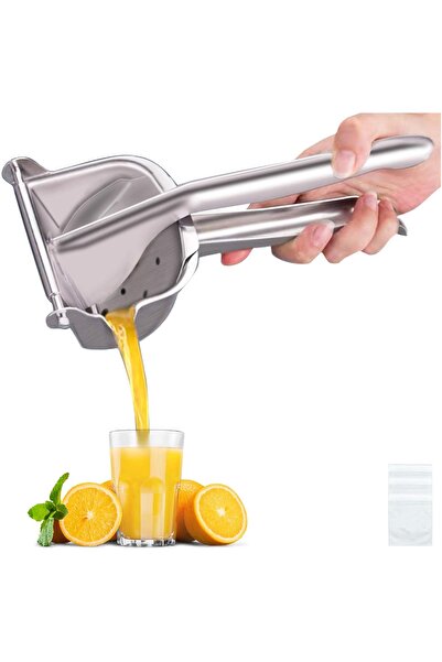 OEM Stainless Steel Lemon Squeezer with Plastic Handle