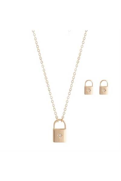 AVON Mireya jewelry set - earrings and necklace,