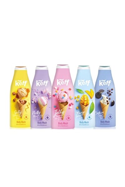 keff Set de 5 geluri de duș 500 ml