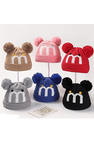 Generic قبعة شتوية للأطفال مبطنة بالفرو ،بألوان مختلفه من عمر 6 شهور إلى سنه