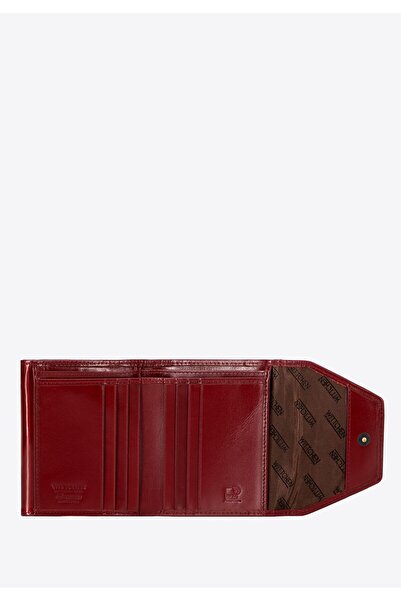 Wittchen Women's wallet made of patent leather, red, leather