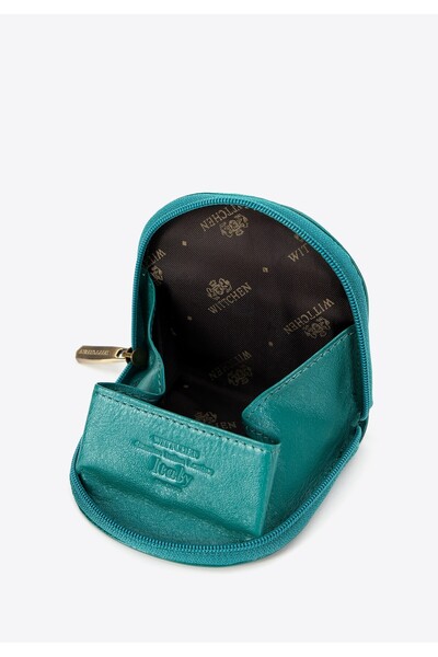 Wittchen Woman Leather Zipper Coin Purse Green Leather