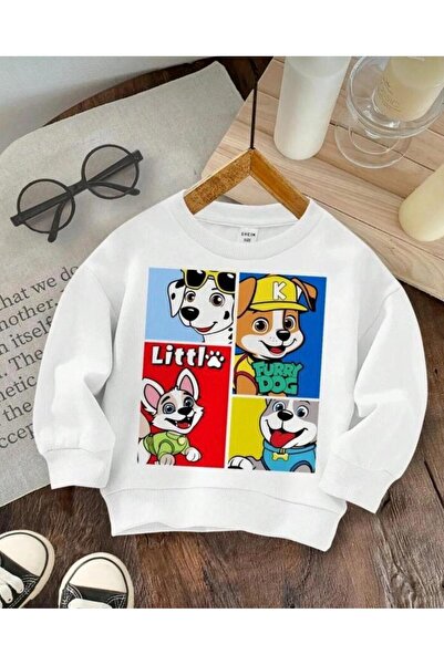 No Plan МЪЖКА ПУЛОВЕР С ПРИНТ НА КЪСКОСЪРДЕЧНО КУЧЕ