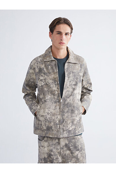 LC Waikiki سترة قميص رجالية من الجبردين بأكمام طويلة