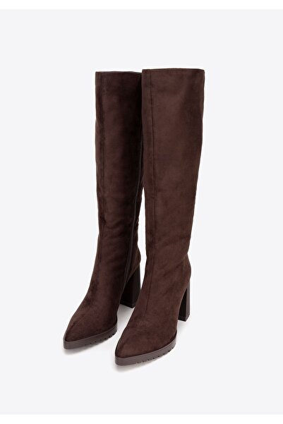 Wittchen Ghete de damă maro cu toc înalt, material sintetic