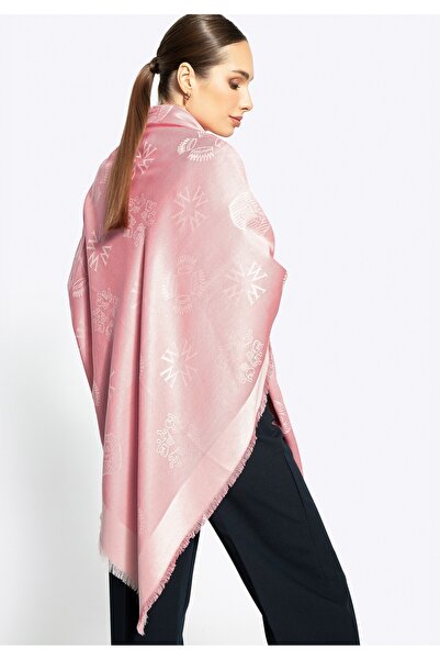 Wittchen Eșarfă de damă din bambus cu monogramă roz din fibră de bambus