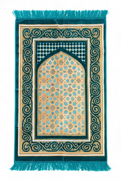 Öz Kadife Set de covor de rugăciune din catifea – Design moale și elegant - P...