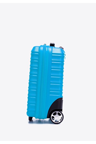 Wittchen Valiză de cabină bărbătească cu nervuri ABS albastră