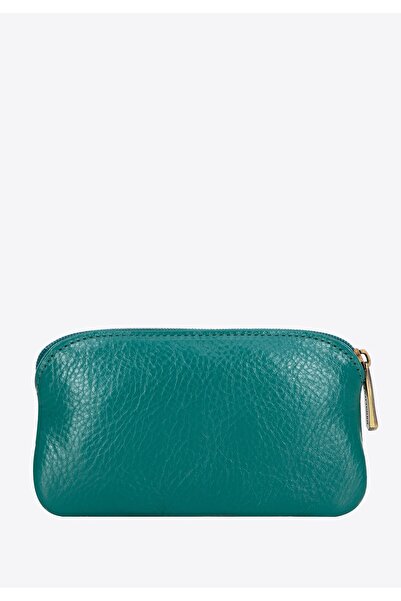 Wittchen Women's Leather Key Case with Logo Green Leather