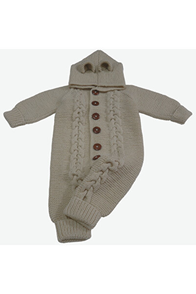 Aykır ı Bebe Aykır-ı Bebe Anti Alerjik El Örgüsü 1-1,5 Yaş Bebek Tulumu