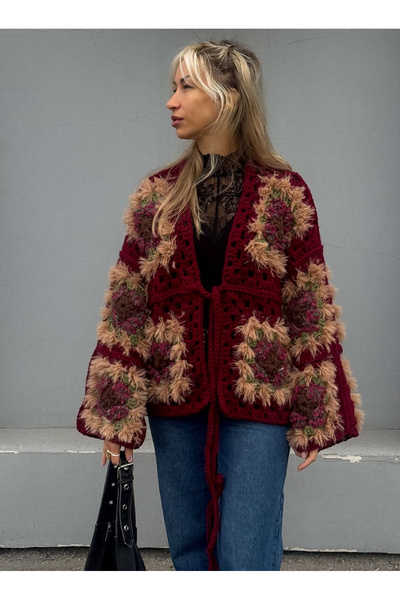 Zess store Cardigan tricotat manual de pe Pinterest