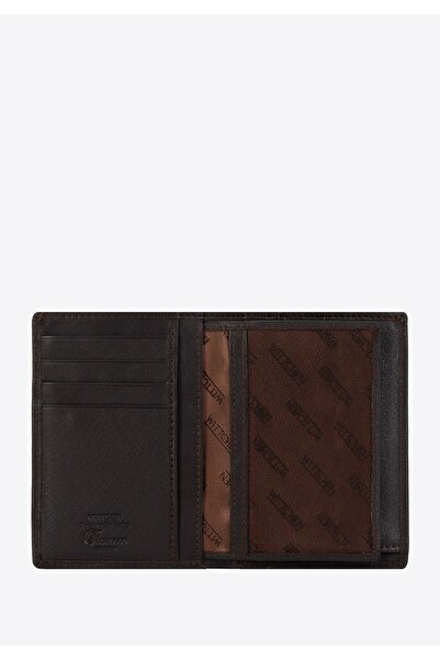 Wittchen Portofel din piele maro pentru bărbați
