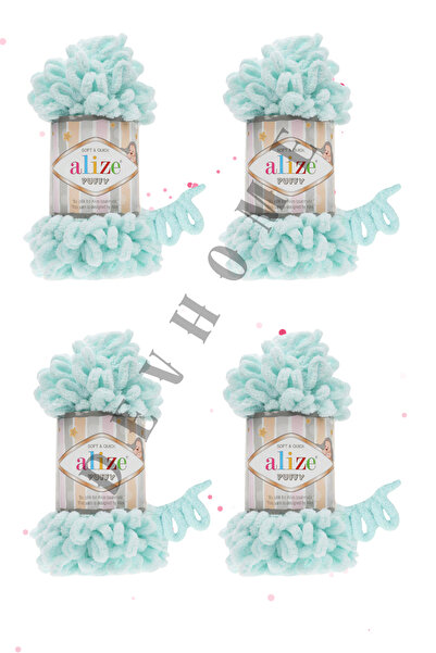 devhome Alize Puffy Hand Knitting Yarns Panduf Blanket Yarn Scarf Cardigan Mat Yarn 9 Meters 100 Grams 6 Pcs