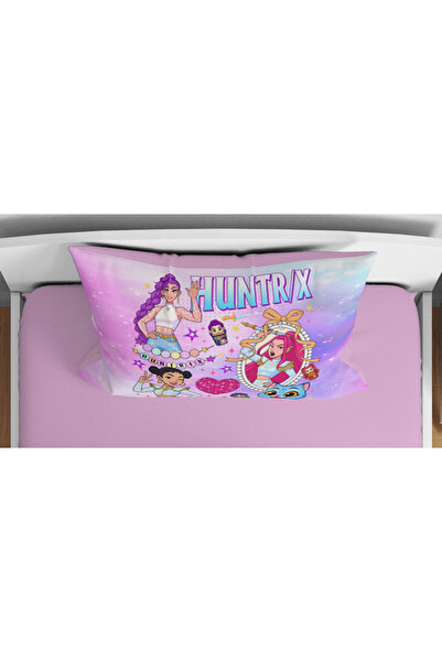 Erays Home Huntrix Anime Printed 3D Digital Printed Single Person Teenage Girl Bedding Set