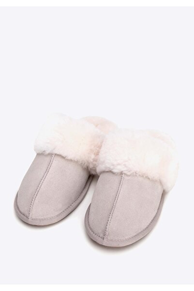 Wittchen Papuci de damă din piele întoarsă bej