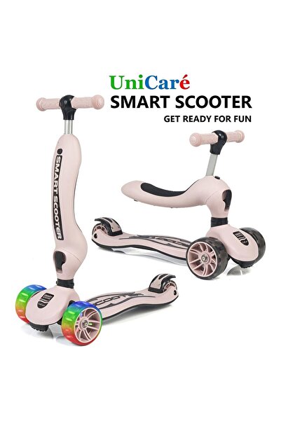 baby toys Unicare Smart Oturaklı Çocuk Scooter Pembe
