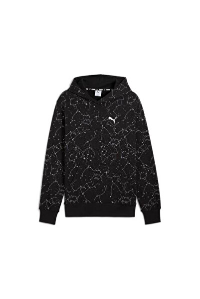 Puma Hoopaverse Pullover Hoodie pentru bărbați, negru, Swea tricou 63290902