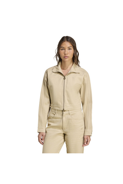 adidas Fb Crop Tt Women's Beige Sweatshirt Jx7600