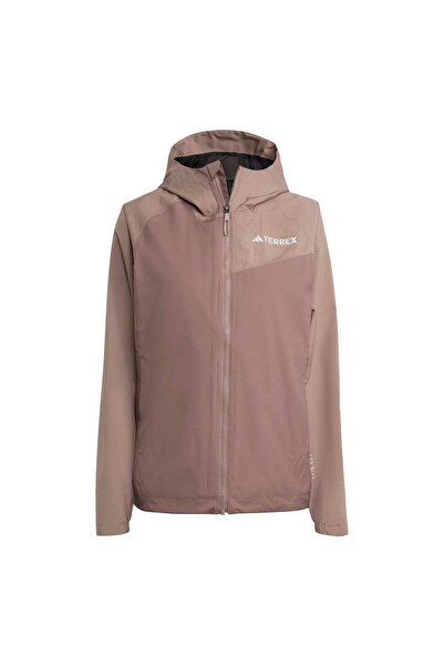 adidas W MT 2L RAIN JK Kadın Kahverengi Ceket JN0857