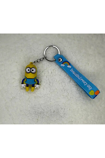 CNS Concept 3D Silicone Minion Keychain Blue