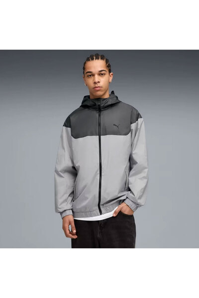 Puma معطف واق من المطر رمادي اللون للرجال من ESS Relaxed 68462663