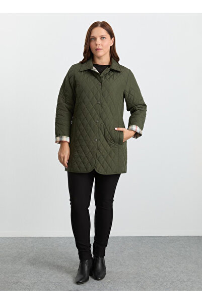 Selen Haki Kadın Mont 25KSL6156