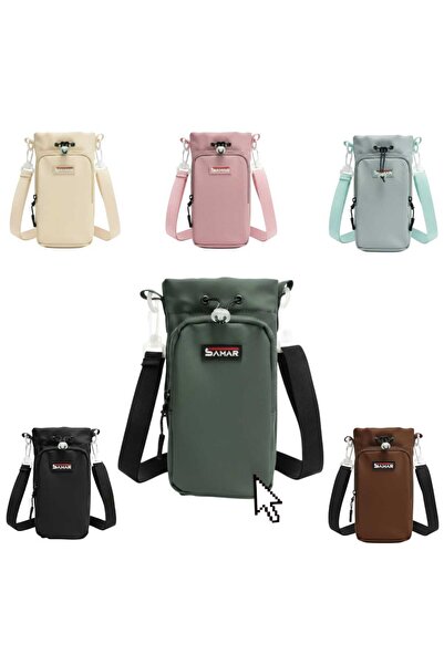 Samar Multi-use crossbody bag for mugs, cups, and cell phones | Up to 18 oz. capacity with adjustable strap, 6 trendy colors