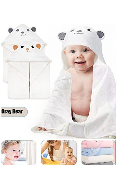 Generic Hooded baby towel, toddler bathrobe, soft baby towel, 80*80 cm