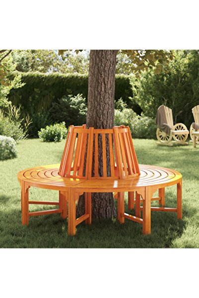 vidaxl Tree Bench Ø 160 cm Wood