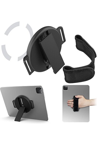 007 Universal Tablet Holder with Hand Strap and Adjustable Velcro - Fits iPad, Surface, Samsung, Huawei
