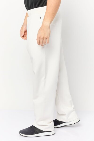 adidas Men Sportswear Fit Basketball Sweatpants, Off White