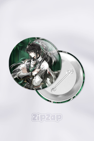 ZipZap Σετ κουμπιών και σήματος με βελόνα Qiuyuan Wuthering Waves Gacha (1 ΤΕΜ.)