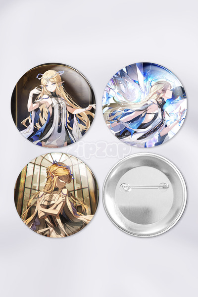 ZipZap مجموعة شارات زينة لحقيبة جاش كارتيثيا ووثيرينج ويفز مع دبابيس (3 قطع)