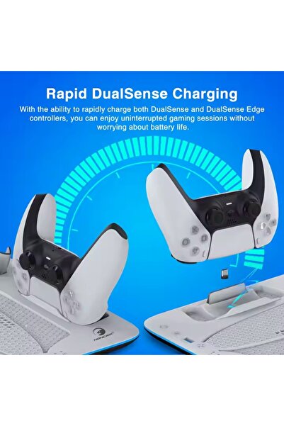 Honcam Vertical Cooling Stand with RGB LED for PS5 Slim / PS5 Pro