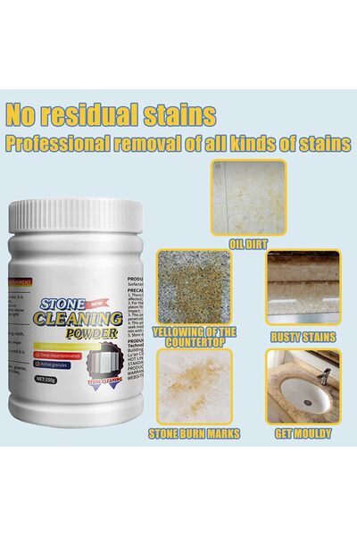 RADIOTRONICS 150g Marble Stain Remover & Granite Cleaner for Marble, Granite, Quartz Countertops