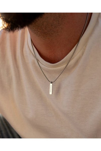 MINIMALE COLIER SQUARE PENDANT (SILVER)