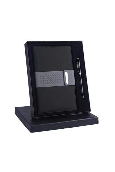 RADIOTRONICS دفتر ملاحظات كلاسيكي من الجلد مقاس A5 مع قلم، مذكرات سفر كلاسيكية، مفكرة جلدية ناعمة بتصميم كلاسيكي