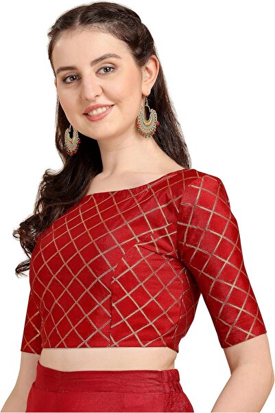 Oomph! Jacquard Readymade Blouse for Women