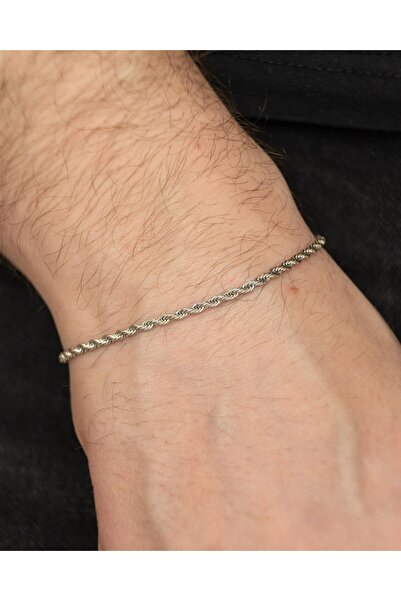MINIMALE BRĂȚARĂ TWISTED ROPE (SILVER)