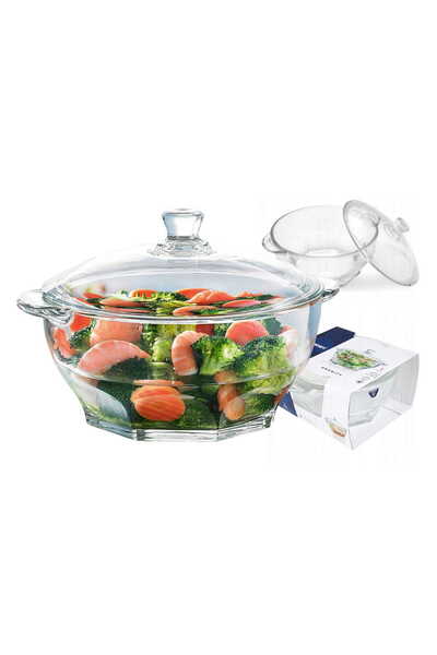 Other Waza z pokrywką żaroodporna szklana 2,5 l