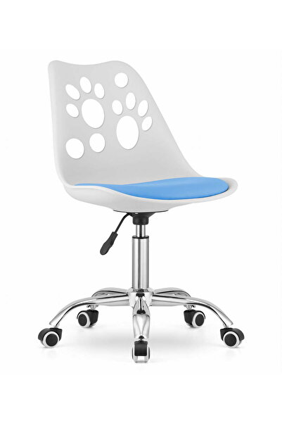 Other PRINT swivel chair - white and blue